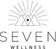 Seven Wellness - Logo - Black and White