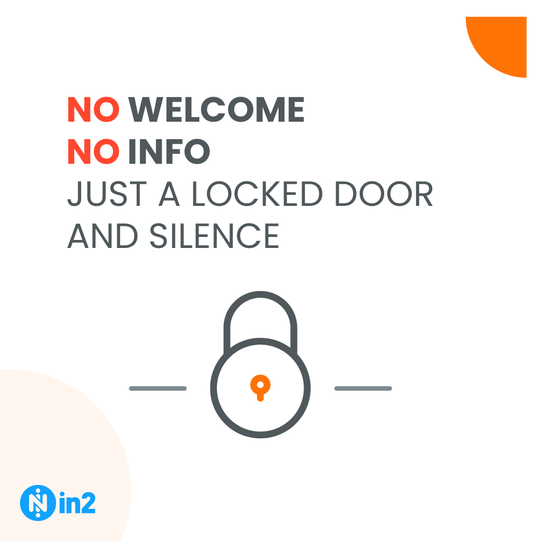 Lost first-timer outside gym due to lack of automated client onboarding