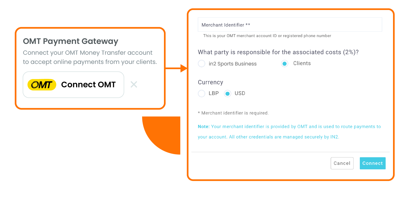 in2 Pay bill through OMT