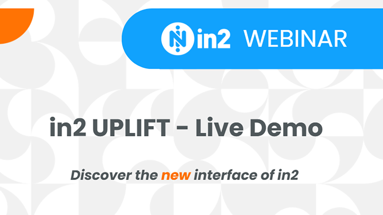 Discover the new interface of in2 Discover the new interface of in2