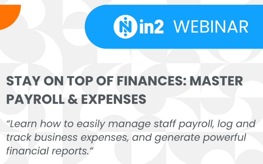 Stay on top of finances